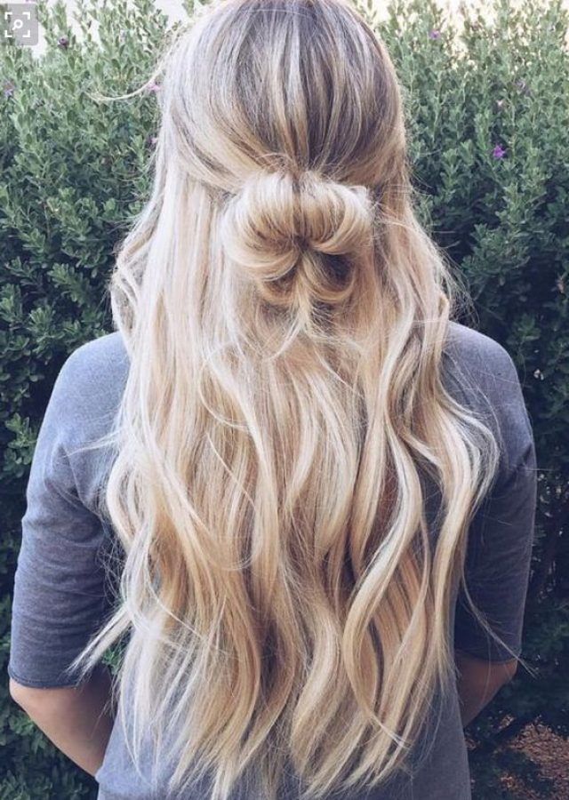Top 25 of Half Up Curly Hairstyles with Highlights