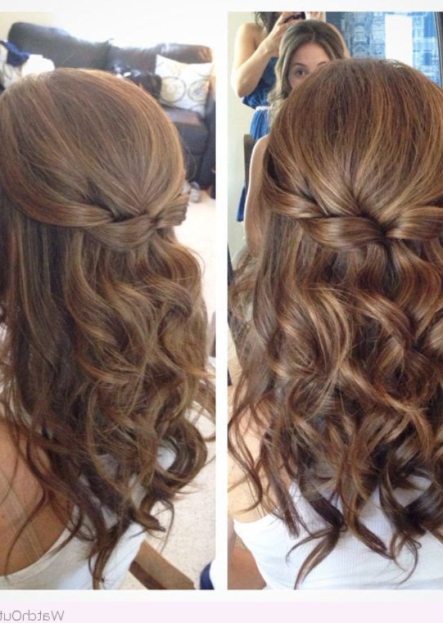  Best 25+ of Curled Half-up Hairstyles