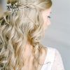 Curly Wedding Updos With Flower Barrette Ties (Photo 13 of 25)