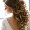 Half Up Half Down Curly Wedding Hairstyles (Photo 14 of 15)