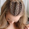 Topknot Hairstyles With Mini Braid (Photo 6 of 25)