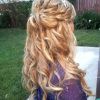 Half Up Wedding Hairstyles Long Curly Hair (Photo 8 of 15)