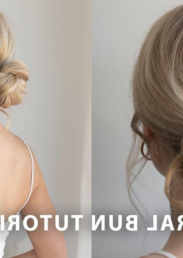 25 Best Collection of Chunky Twisted Bun Updo for Long Hair