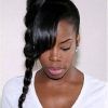 High Braided Pony Hairstyles With Peek-A-Boo Bangs (Photo 3 of 25)