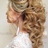 Curly Ponytail Wedding Hairstyles For Long Hair (Photo 2 of 25)