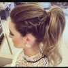Twin Braid Updo Ponytail Hairstyles (Photo 10 of 25)