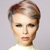 Short Side Swept Pixie Haircuts With Caramel Highlights (Photo 13 of 25)