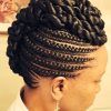 Cornrow Updo Hairstyles For Black Women (Photo 13 of 15)