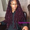 Purple Passion Chunky Braided Hairstyles (Photo 3 of 25)