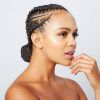 Thick Plaits And Narrow Cornrows Hairstyles (Photo 16 of 25)