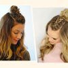Topknot Ponytail Braided Hairstyles (Photo 4 of 25)