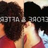 Natural Curly Pony Hairstyles With Bangs (Photo 25 of 25)