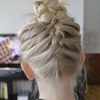 Chunky Two French Braid Hairstyles With Bun (Photo 2 of 15)