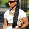 Cornrows And Senegalese Twists Ponytail Hairstyles (Photo 23 of 25)