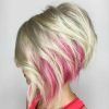 Extreme Angled Bob Haircuts With Pink Peek-A-Boos (Photo 2 of 25)