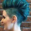 Faux-Hawk Fade Haircuts With Purple Highlights (Photo 23 of 25)