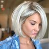 Icy Blonde Inverted Bob Haircuts (Photo 5 of 25)