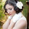 Wedding Hairstyles For Short Hair With Birdcage Veil (Photo 7 of 15)