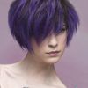Purple And Black Short Hairstyles (Photo 8 of 25)