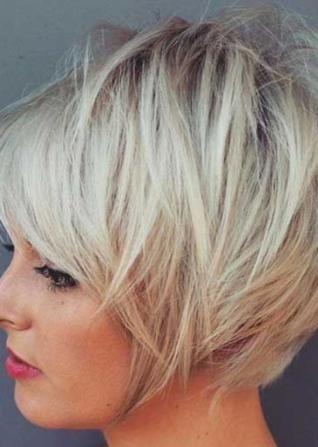 25 Collection of Stacked Pixie-bob Hairstyles with Long Bangs