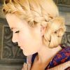 Side Bun With Double Loose Braids (Photo 7 of 15)