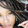 Blonde Faux Locs Hairstyles With Braided Crown (Photo 7 of 25)