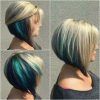 Extreme Angled Bob Haircuts With Pink Peek-A-Boos (Photo 3 of 25)