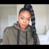 High Ponytail Hairstyles With Jumbo Cornrows (Photo 13 of 25)
