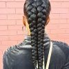 Braided Hairstyle With Jumbo French Braid (Photo 7 of 15)