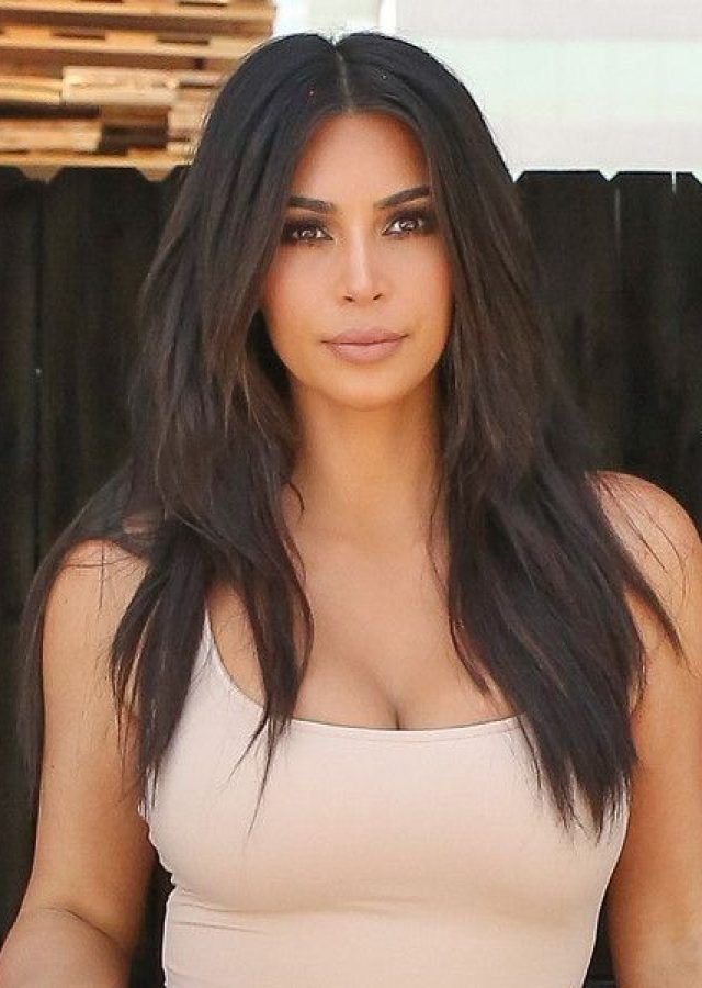 25 Photos Kim Kardashian Long Haircuts