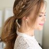 Messy Pony Hairstyles With Lace Braid (Photo 8 of 25)