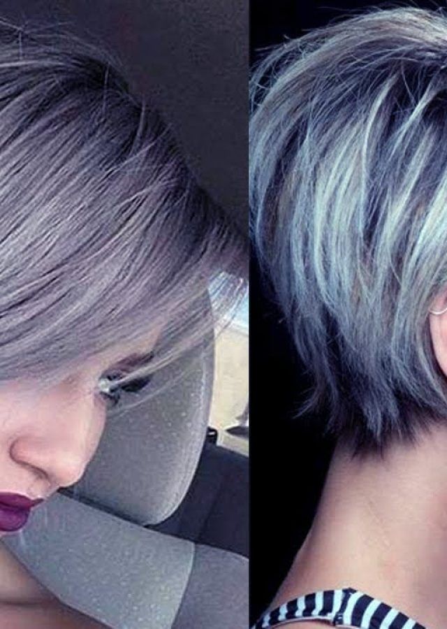 25 Best Short Hairstyles for Grey Haired Woman
