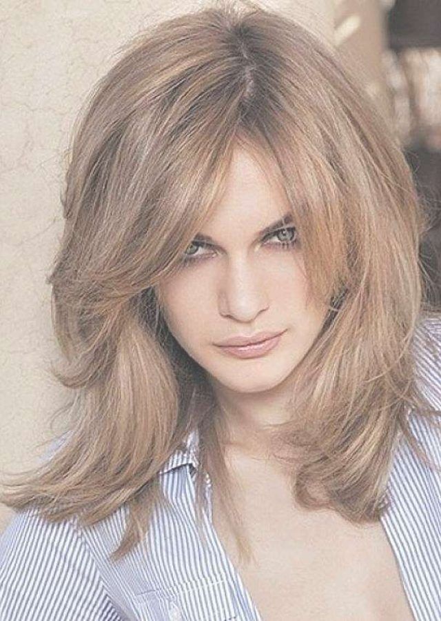 2024 Best of Medium Haircuts Layers and Side Bangs