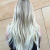 Long Blonde Bob Hairstyles In Silver White (Photo 8 of 25)
