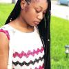 Side-Parted Loose Cornrows Braided Hairstyles (Photo 24 of 25)