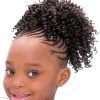 Crossed Twists And Afro Puff Pony (Photo 6 of 15)