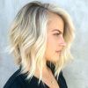 Angled Wavy Lob Blonde Hairstyles (Photo 11 of 25)