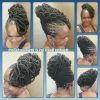 Tightly Coiled Gray Dreads Bun Hairstyles (Photo 8 of 25)