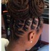 Tightly Coiled Gray Dreads Bun Hairstyles (Photo 5 of 25)
