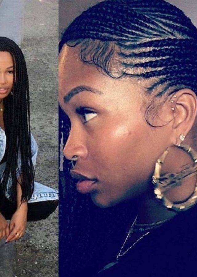 2024 Latest Cornrows Hairstyles to the Side