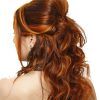 Half Up Curly Hairstyles With Highlights (Photo 24 of 25)