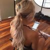 Long Blond Ponytail Hairstyles With Bump And Sparkling Clip (Photo 14 of 25)