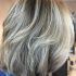 Top 25 of Silver Balayage Bob Haircuts with Swoopy Layers