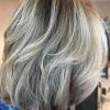 Silver Balayage Bob Haircuts With Swoopy Layers (Photo 1 of 25)