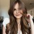 25 Inspirations Long Wavy Hairstyles with Curtain Bangs