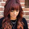 Messy Loose Curls Long Hairstyles With Voluminous Bangs (Photo 23 of 25)