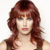 Medium-Length Red Hairstyles With Fringes (Photo 10 of 25)