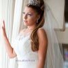 Half Up Half Down With Veil Wedding Hairstyles (Photo 14 of 15)
