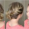 Curly Bun Updo Hairstyles (Photo 8 of 15)