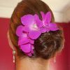 Side Bun Prom Hairstyles With Orchids (Photo 1 of 25)